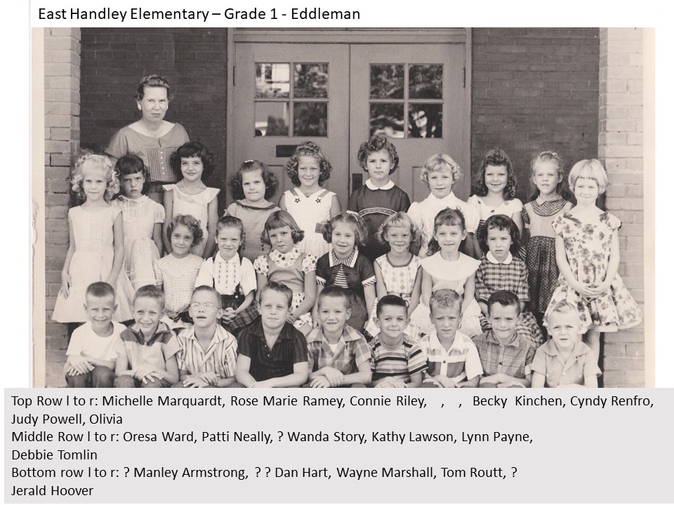 East Handley Elementary
1st grade - Eddleman